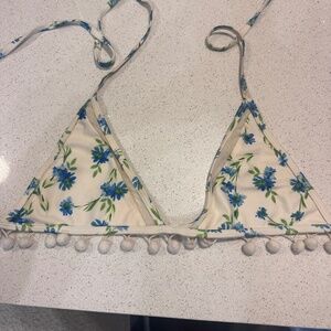 Nina Top in Forget Me Not Floral Bikini Top